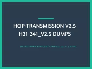 HCIP-Transmission V2.5 H31-341_V2.5 Training Preparattion