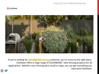 COLORBOND Fencing Brisbane