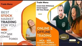 Dabba Trading Account Opening | 96256-84615 | Trade Menu