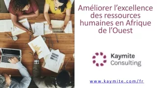 Améliorer l’excellence des ressources humaines en Afrique de l’Ouest