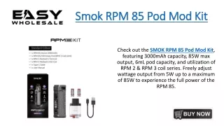 Smok RPM 85 Pod Mod Kit