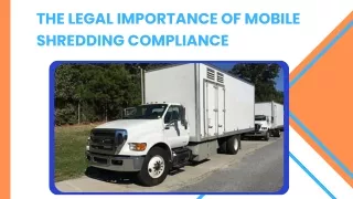 Secure Mobile Shredding Services