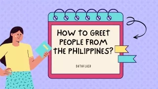 How to Greet People from the Philippines