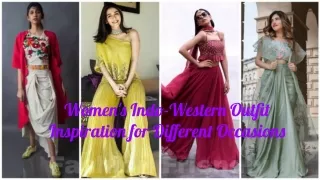 Women's Indo-Western Outfit Inspiration for Different Occasions