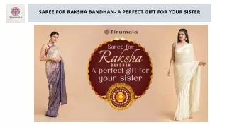 SAREE FOR RAKSHA BANDHAN