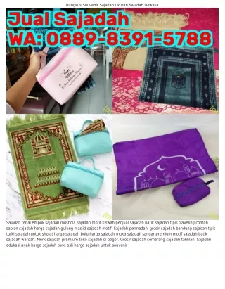 Ô88ᑫ-83ᑫl-5ᜪ88 (WA) Harga Sajadah Gulung Masjid Sajadah Travel Grosir