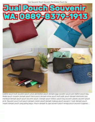 O88ᑫ_8З7ᑫ_IᑫIЗ (WA) Harga Souvenir Pouch Kanvas Pouch Dompet Jogja