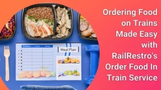 Order Food on Train with RailRestro