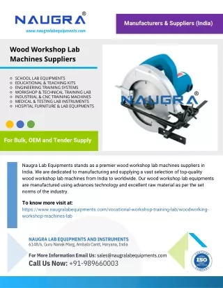 Wood Workshop Lab Machines Suppliers