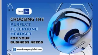Choosing the Perfect Telephone Headset for Your Business Needs
