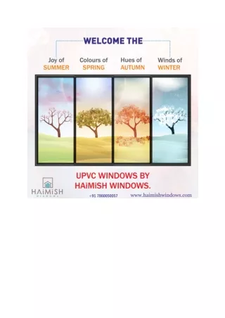 UPVC WINDOWS BY HAiMiSH WINDOWS