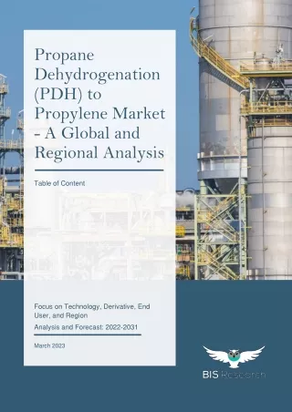 Propane Dehydrogenation to Propylene Market