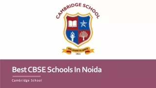 Best CBSE Schools In Noida