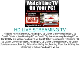reading fc vs cardiff city live hd direct tv online streamin