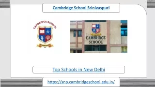 Top Schools in New Delhi