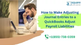 How to do a payroll liability adjustment in QuickBooks?