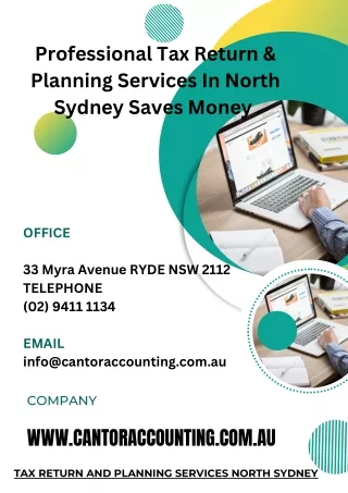 Professional Tax Return & Planning Services In North Sydney Saves Money