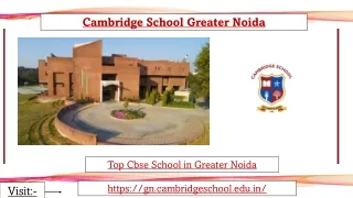 Top CBSE School in Greater Noida