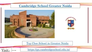 Top CBSE School in Greater Noida