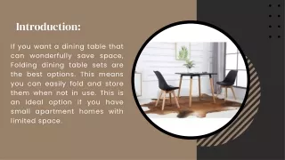 Buy Wooden Folden Dining Table Online