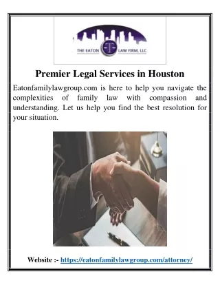 Premier Legal Services in Houston