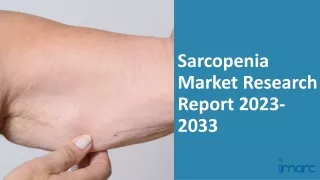 Sarcopenia Market Research Report 2023-2033