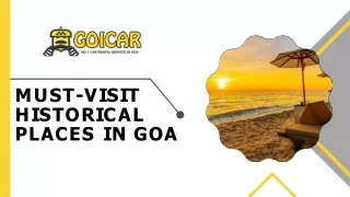 Must-Visit Historical Places in Goa