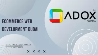 Ecommerce Web Development Dubai