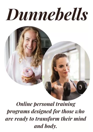 Private Weight Loss Coach Near Me – Dunnebells