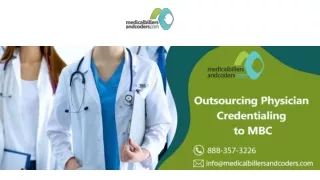 Outsourcing Physician Credentialing to MBC