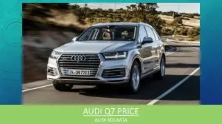 Audi Q7 Price