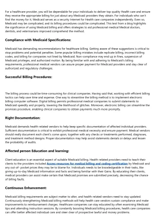 So You've Bought Medical Billing Companies in Texas ... Now What?