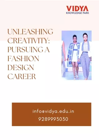 Unleashing Creativity Pursuing a Fashion Design Career