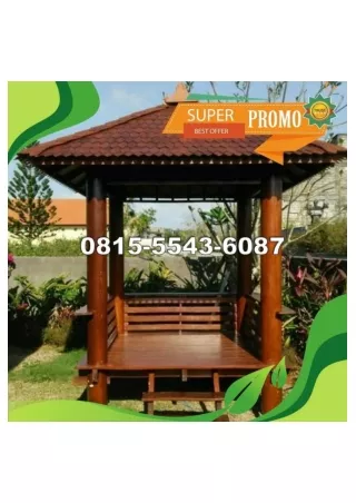 0823-3777-8295 Bikin Gazebo Diatas Kolam Ikan