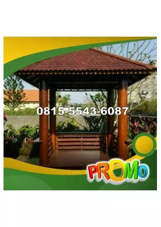 0823-3777-8295 Harga Gazebo Kayu Indonesia