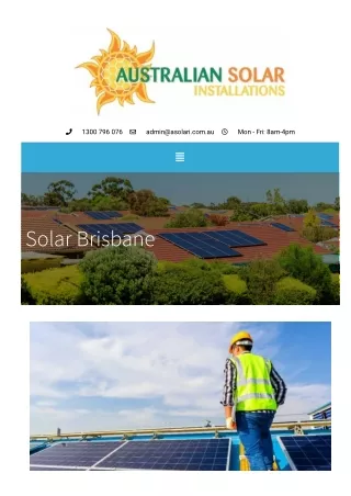 Solar Brisbane