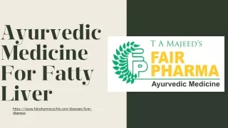 Ayurvedic Medicine For Fatty Liver