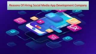 Reasons Of Hiring Social Media App Development Company