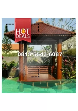 0823-3777-8295 Pengrajin Gazebo Jepara