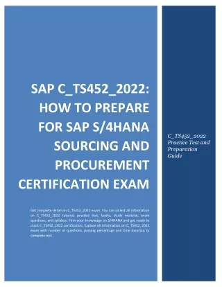 How to Prepare for SAP S/4HANA Sourcing and Procurement Certification Exam