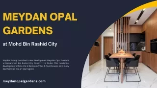 Meydan Opal Gardens Dubai E-Brochure