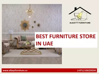 BEST FURNITURE STORE IN UAE pdf