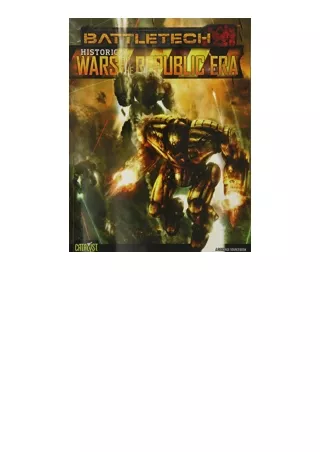 PDF read online Battletech Wars of the Republic unlimited