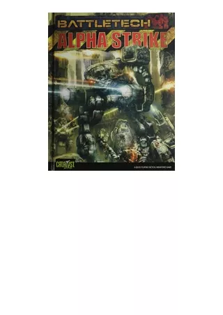 Kindle online PDF Battletech Alpha Strike for ipad