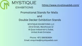 How Do Double Decker Exhibition Stands Elevate Your Event Presence?