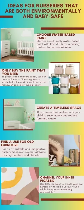 ideas for nurseries that are both environmentally and baby-safe