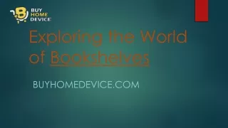 Exploring the World of Bookshelves