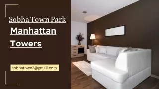 Sobha Town Park - Upcoming Flats