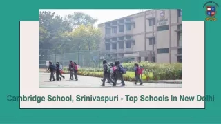 Top Schools In New Delhi