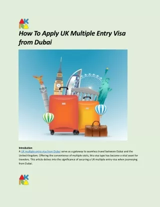 How To Apply UK Multiple Entry Visa from Dubai